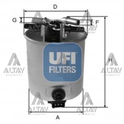 YAKIT FİLTRESİ (MAZOT) LOGAN / LOGAN MCV / SANDERO 1.5DCI SENSÖRLÜ
